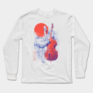 Flamingo Song - Cello Music Animal Gift Long Sleeve T-Shirt